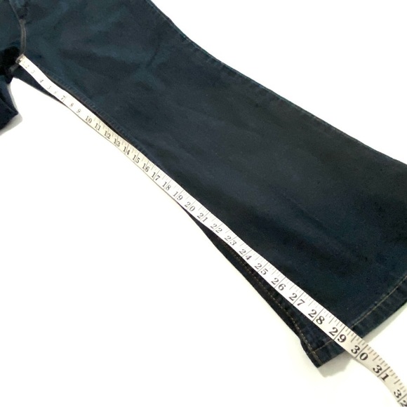 Signature Levi Strauss At Waist Bootcut Jeans Size 10 Short 30" Classic Cotton - Picture 11 of 12